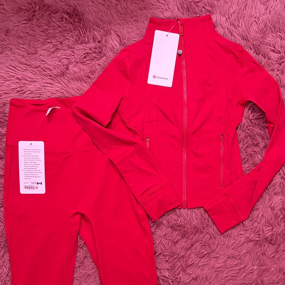 Lululemon Athletica Vibrant Red Jacket